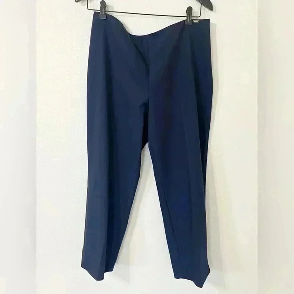 St John Cropped Trouser Navy Blue - Picture 2 of 6